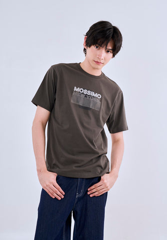 Mossimo Arlo Gray Comfort  Fit Tee For Men
