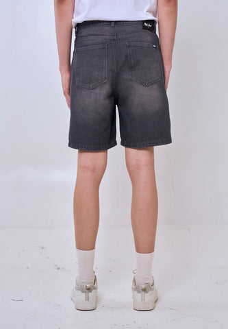 Mossimo Neo Dark Gray Bermuda Denim Wash Shorts For Men
