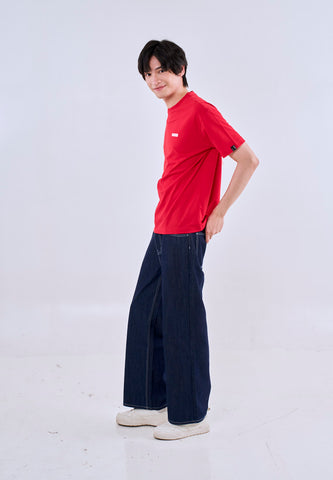 Mossimo Leandro Red Urban Fit Tee For Men