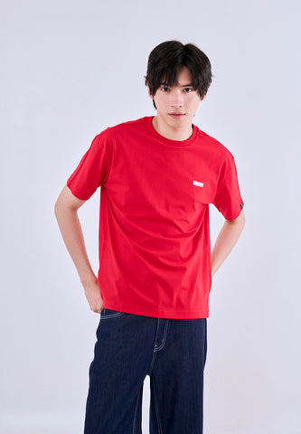 Mossimo Leandro Red Urban Fit Tee For Men