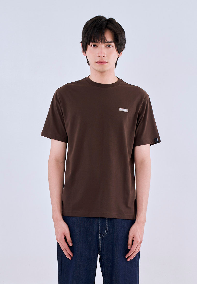 Mossimo Gavin Choco Round Neck Comfort Fit Tee For Men