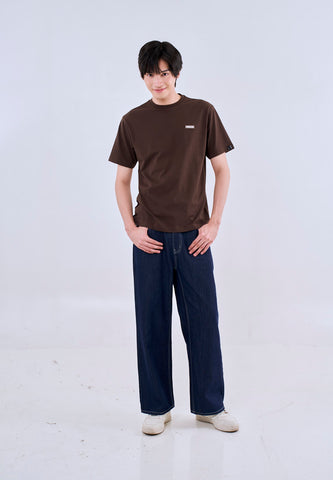Mossimo Gavin Choco Round Neck Comfort Fit Tee For Men
