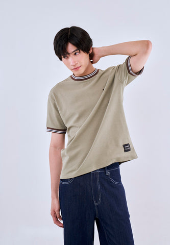 Mossimo Callum Pale Green Urban Fit Tee For Men