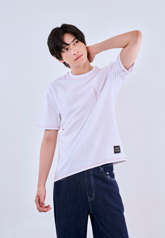 Mossimo Carson White Regular Fit Tee For Men