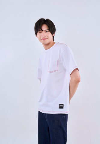 Mossimo Carson White Regular Fit Tee For Men