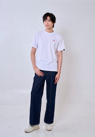 Mossimo Vince Dark Blue Straight Fit Denim Pants For Men