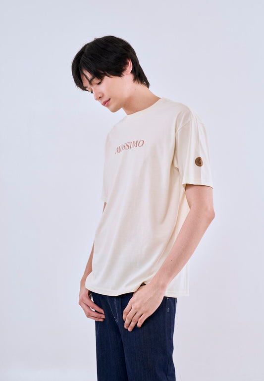Mossimo Harlan Cream Urban Fit Tee For Men