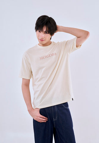 Mossimo Harlan Cream Urban Fit Tee For Men