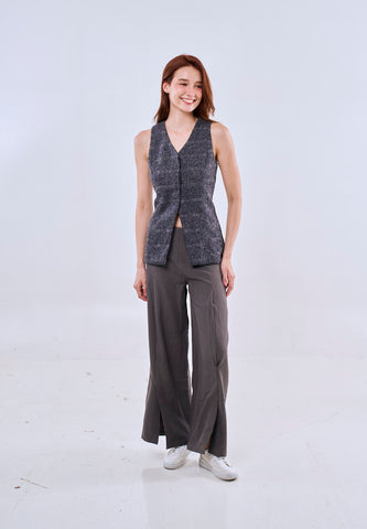 Mossimo Hannah Dark Blue Vintage Fit Tweed Blazer Top Fashion For Women