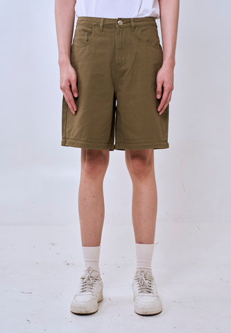 Mossimo Joey Olive Baggy Fit 2in1 Trouser Pants Shorts w/ Detachable Detail For Men