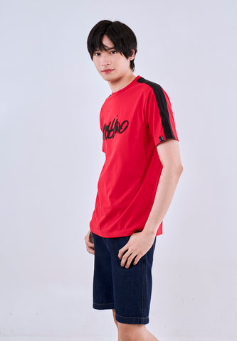 Mossimo Miro Red Classic Fit Tee For Men