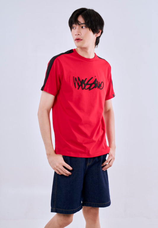 Mossimo Miro Red Classic Fit Tee For Men