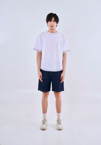 Mossimo Kaizen White Modern Fit Tee For Men