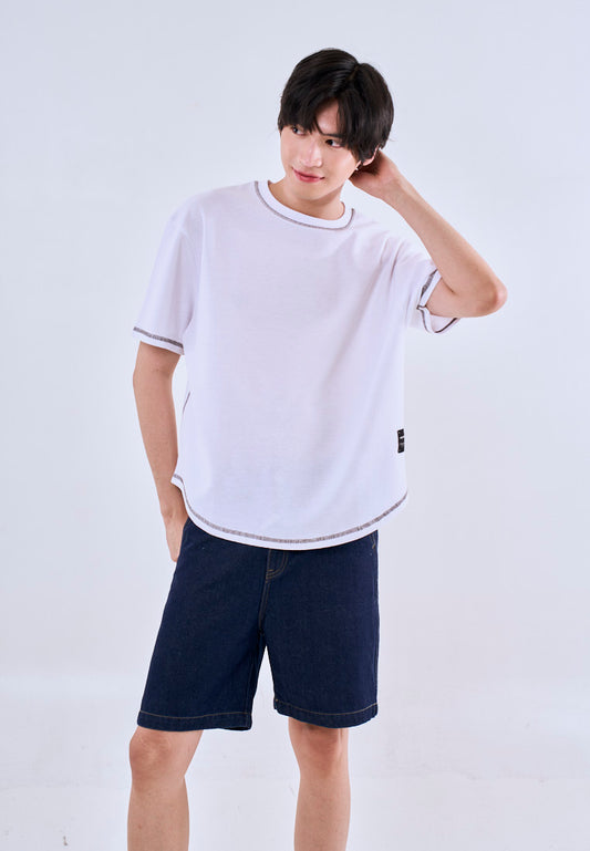 Mossimo Kaizen White Modern Fit Tee For Men