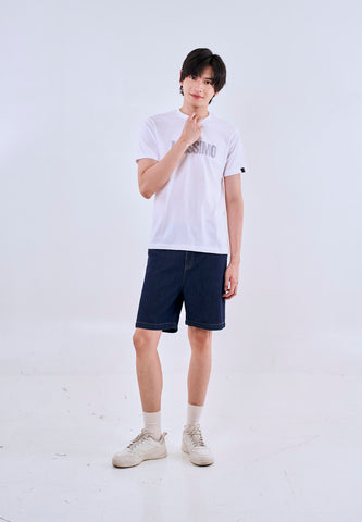 Mossimo Emmett White Muscle Fit Tee For Men