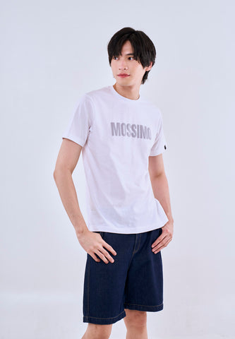 Mossimo Emmett White Muscle Fit Tee For Men