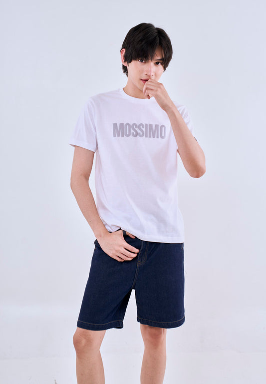 Mossimo Emmett White Muscle Fit Tee For Men
