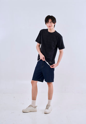 Mossimo Byron Black  Comfort Fit Tee Round Neck For Men