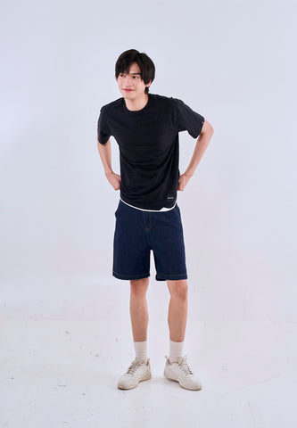 Mossimo Byron Black  Comfort Fit Tee Round Neck For Men