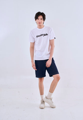 Mossimo Julian White Round Neck Classic Fit Tee For Men
