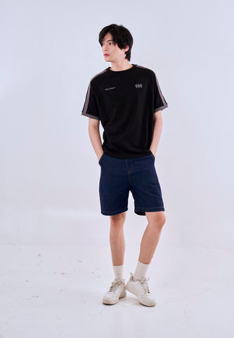 Mossimo Briggs Black Modern Fit Tee Round Neck For Men