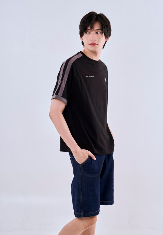 Mossimo Briggs Black Modern Fit Tee Round Neck For Men