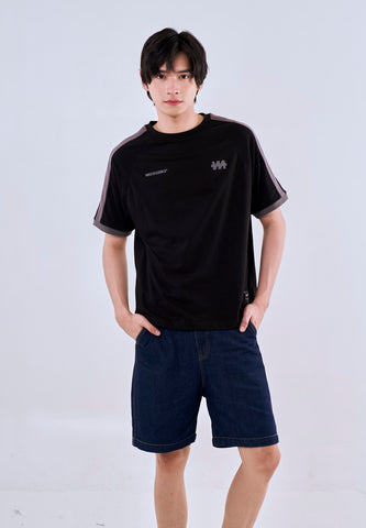 Mossimo Briggs Black Modern Fit Tee Round Neck For Men