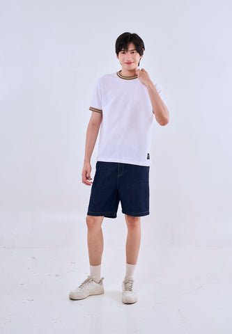 Mossimo Carter White Regular Fit Tee For Men