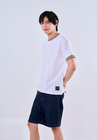 Mossimo Carter White Regular Fit Tee For Men