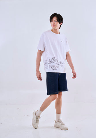 Mossimo Kyro White Modern Fit Tee