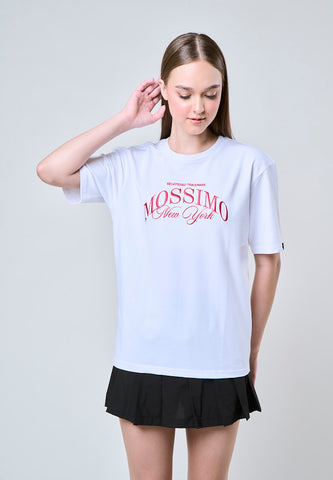 Mossimo Ravena White Modern Fit Tee