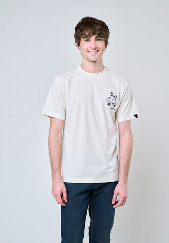 Mossimo Henry Beige Comfort Fit Tee
