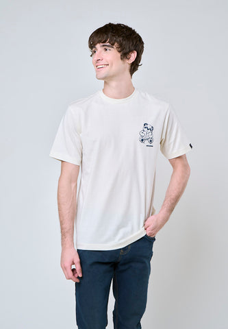 Mossimo Henry Beige Comfort Fit Tee