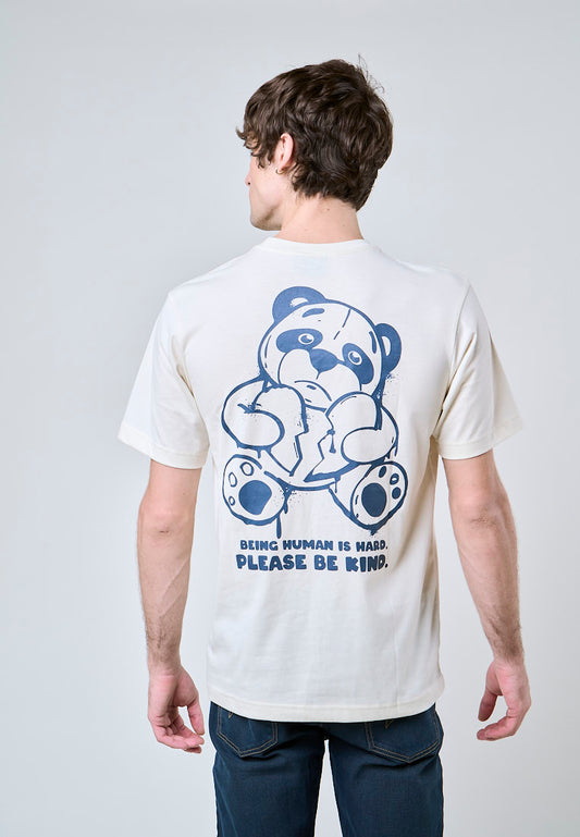 Mossimo Henry Beige Comfort Fit Tee