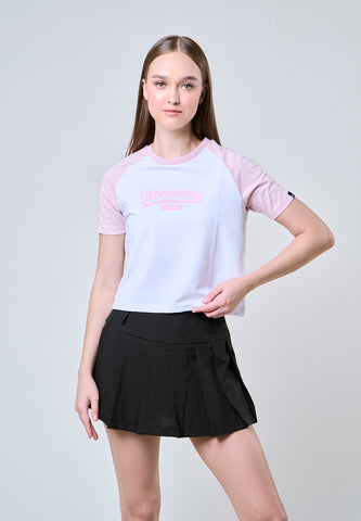 Mossimo Adelaine White Classic Cropped Fit Tee