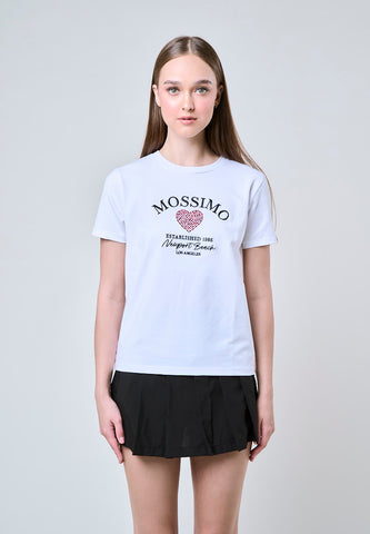 Mossimo Thalia White  Classic Fit Tee
