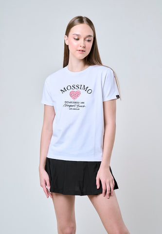 Mossimo Thalia White  Classic Fit Tee