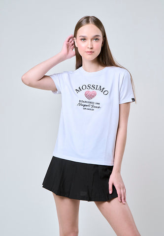 Mossimo Thalia White  Classic Fit Tee