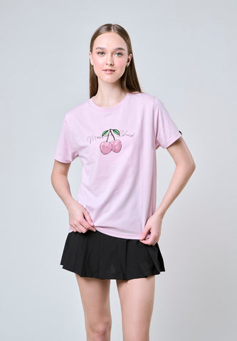 Mossimo Arabella Pink Classic Fit Tee