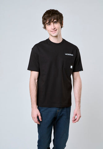 Mossimo Jaden Black Premium Urban Fit Tee with Herringbone
