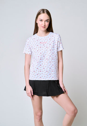 Mossimo Ophelia White Classic Fit Tee