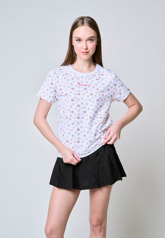 Mossimo Ophelia White Classic Fit Tee