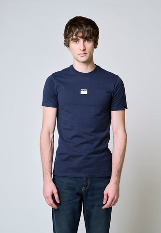 Mossimo Charles Navy Blue Muscle Fit Tee