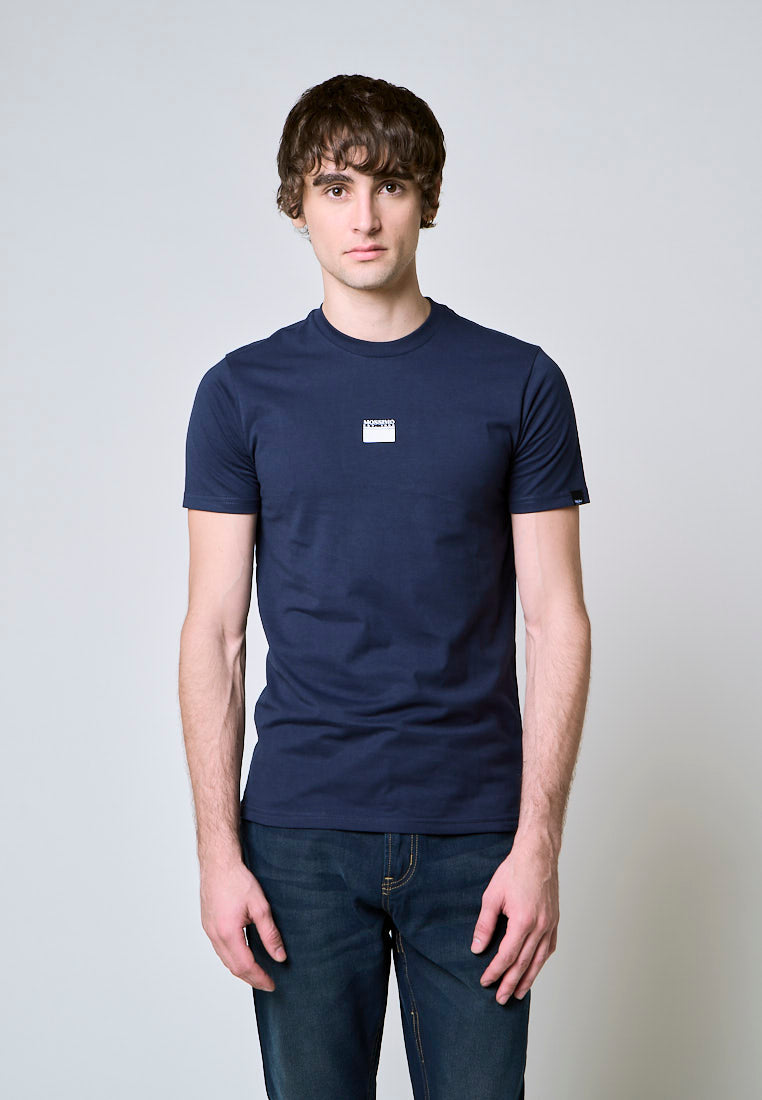 Mossimo Charles Navy Blue Muscle Fit Tee