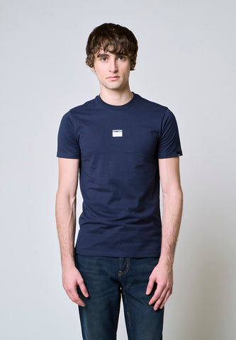 Mossimo Charles Navy Blue Muscle Fit Tee