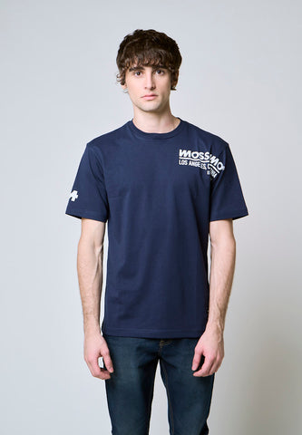 Mossimo Callum Navy Blue Comfort Fit Tee
