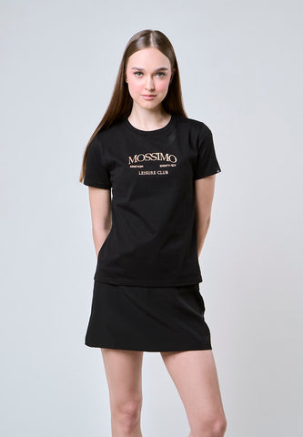 Mossimo Zeva Black New York Classic Fit Tee