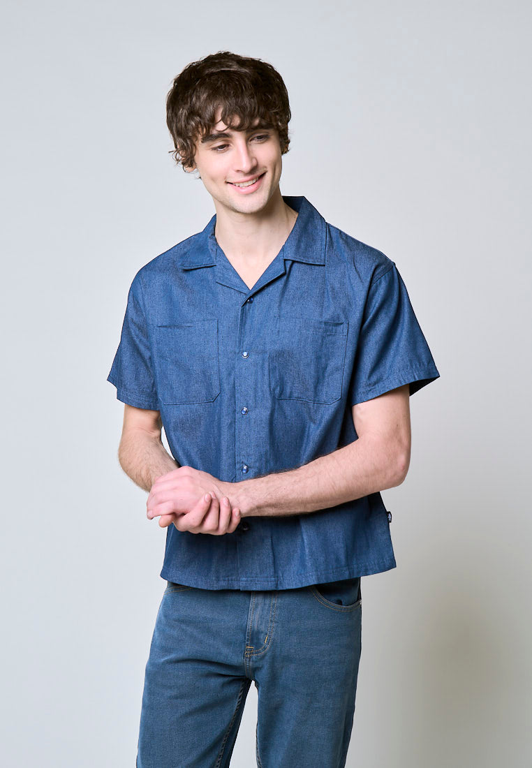 Mossimo Benjamin Chambray Denim Boxy Short Sleeves