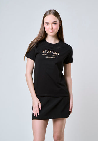 Mossimo Zeva Black New York Classic Fit Tee