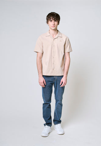Mossimo Blake Khaki Woven Comfort Short Sleeves